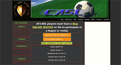 Desktop Screenshot of casl4soccer.com